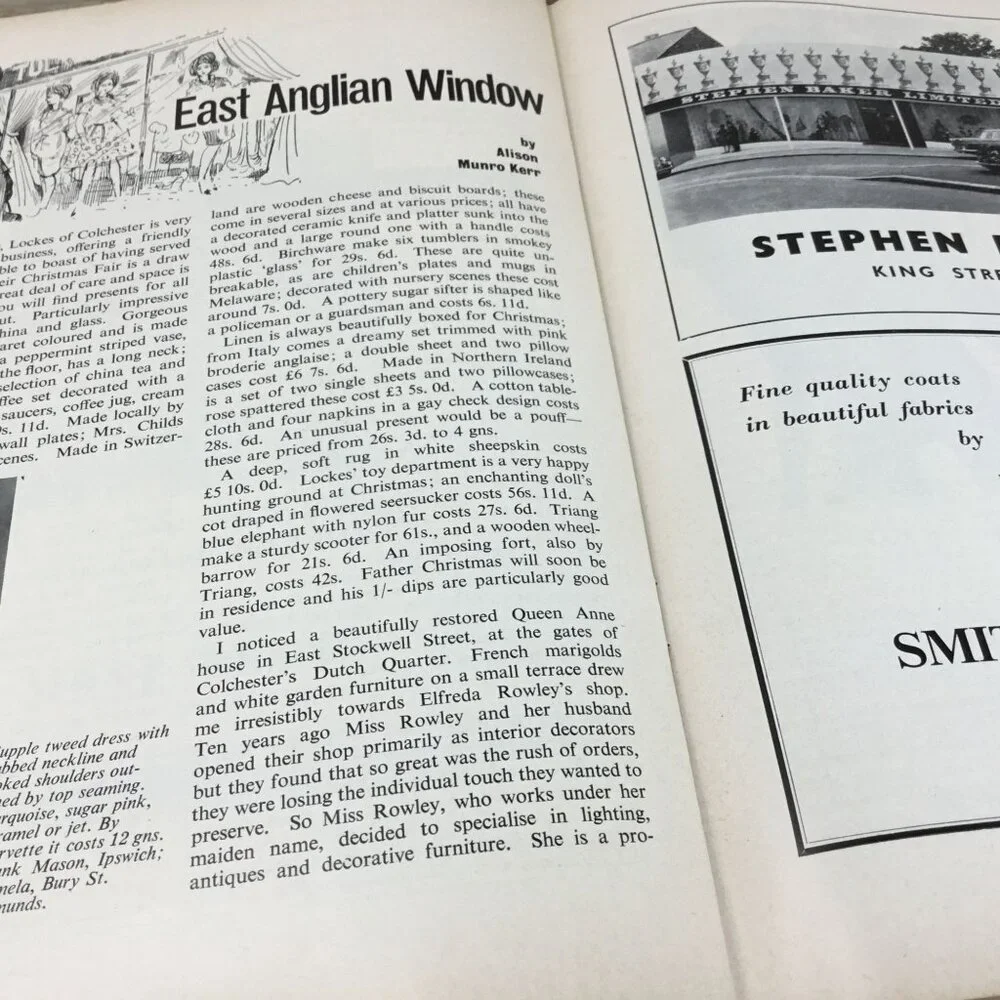 Vintage East Anglian Magazine December 1963 Two Shillings Norfolk Edition